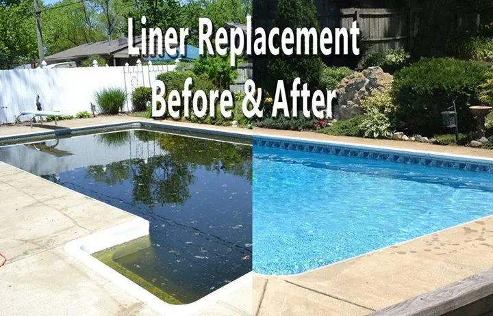 Before and After Liner Replacement