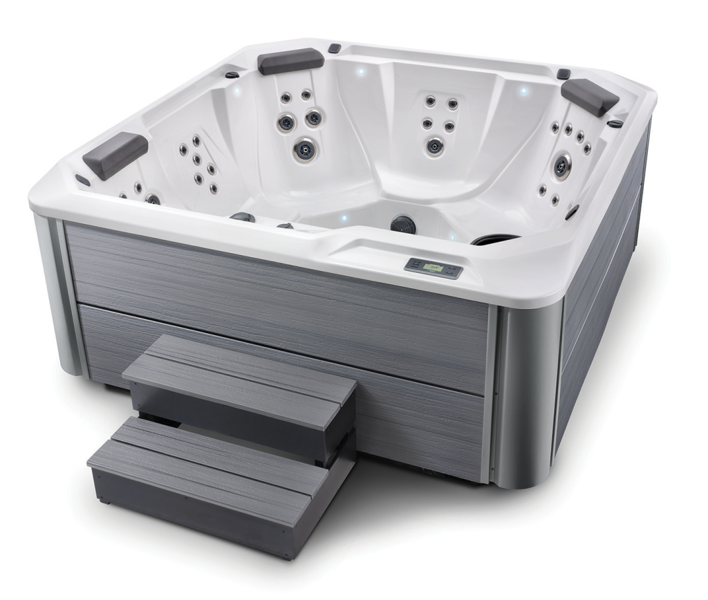 Wooden Grey Texture Hot Tub